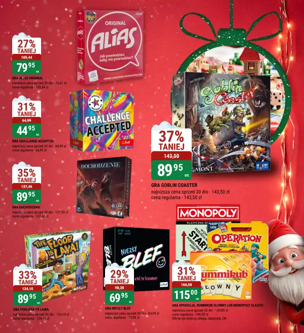 bi1 - gazetka promocyjna U nas nawet Mikołaj robi zakupy od środy 05.11 do wtorku 25.11 - strona 19