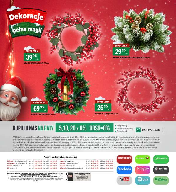 bi1 - gazetka promocyjna U nas nawet Mikołaj robi zakupy od środy 05.11 do wtorku 25.11 - strona 40