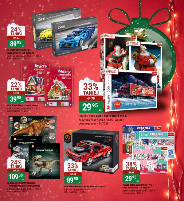 bi1 - gazetka promocyjna U nas nawet Mikołaj robi zakupy od środy 05.11 do wtorku 25.11 - strona 13