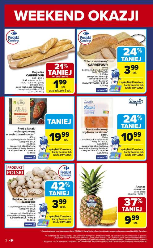 Carrefour - gazetka promocyjna Gazetka Weekend promek już od czwartku od czwartku 06.11 do soboty 08.11 - strona 2