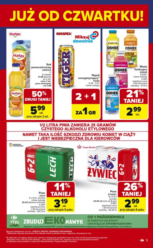 Carrefour Market - gazetka promocyjna Gazetka Weekend promek już od czwartku od czwartku 06.11 do soboty 08.11 - strona 5