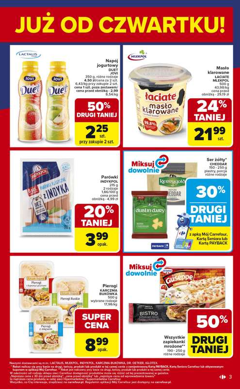 Carrefour Market - gazetka promocyjna Gazetka Weekend promek już od czwartku od czwartku 06.11 do soboty 08.11 - strona 3