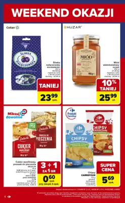 Carrefour Market - gazetka promocyjna Gazetka Weekend promek już od czwartku od czwartku 06.11 do soboty 08.11 - strona 4