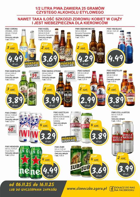 Słoneczko - gazetka promocyjna Gazetka od czwartku 06.11 do niedzieli 16.11 - strona 11