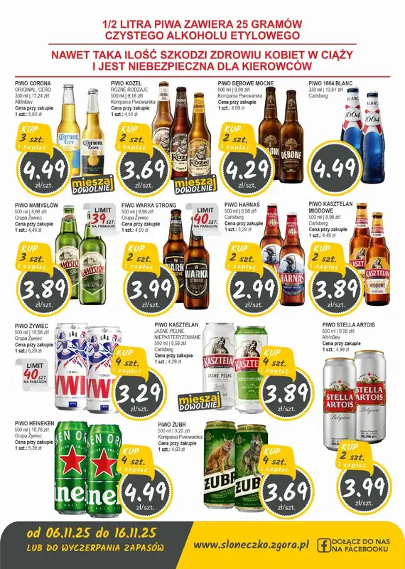 Słoneczko - gazetka promocyjna Gazetka od czwartku 06.11 do niedzieli 16.11 - strona 11