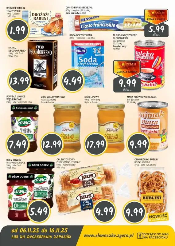 Słoneczko - gazetka promocyjna Gazetka od czwartku 06.11 do niedzieli 16.11 - strona 8