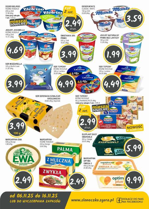 Słoneczko - gazetka promocyjna Gazetka od czwartku 06.11 do niedzieli 16.11 - strona 3