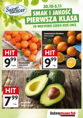 Intermarche - gazetka promocyjna Smak i jakość pierwsza klasa od wtorku 04.11 do środy 05.11