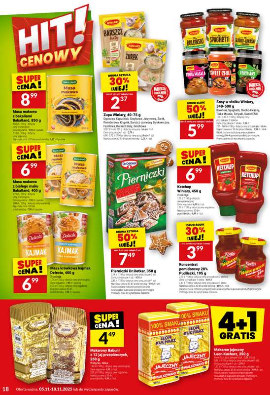 Twój Market - gazetka promocyjna Gazetka od środy 05.11 do poniedziałku 10.11 - strona 18