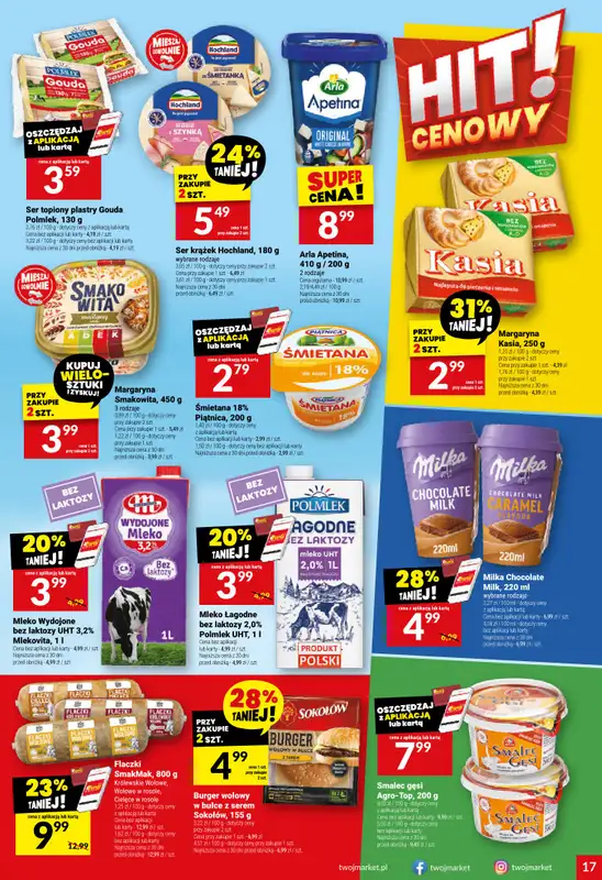 Twój Market - gazetka promocyjna Gazetka od środy 05.11 do poniedziałku 10.11 - strona 17
