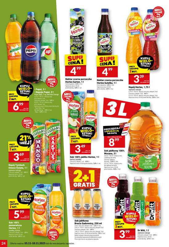 Twój Market - gazetka promocyjna Gazetka od środy 05.11 do poniedziałku 10.11 - strona 24