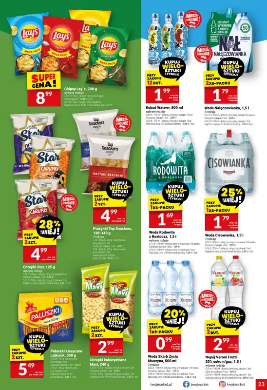 Twój Market - gazetka promocyjna Gazetka od środy 05.11 do poniedziałku 10.11 - strona 23