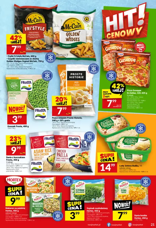 Twój Market - gazetka promocyjna Gazetka od środy 05.11 do poniedziałku 10.11 - strona 21