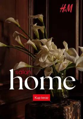 H&M - gazetka promocyjna HOME: salon od wtorku 04.11 