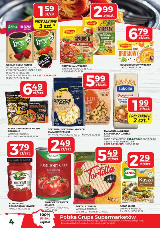 Top Market - gazetka promocyjna Gazetka od czwartku 06.11 do niedzieli 16.11 - strona 4