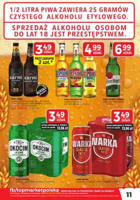 Top Market - gazetka promocyjna Gazetka od czwartku 06.11 do niedzieli 16.11 - strona 11
