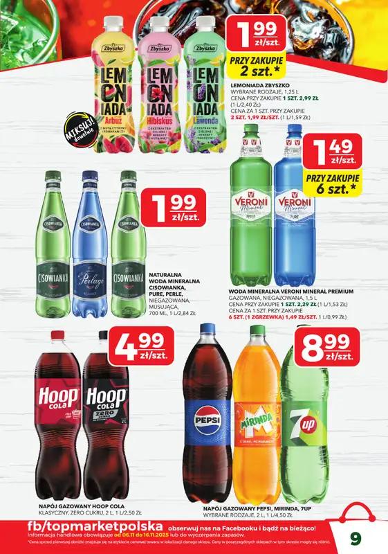 Top Market - gazetka promocyjna Gazetka od czwartku 06.11 do niedzieli 16.11 - strona 9
