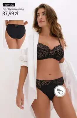 bonprix - gazetka promocyjna Shiny Lingerie - zmysłowa bielizna od 39,99 zł od wtorku 04.11  - strona 13
