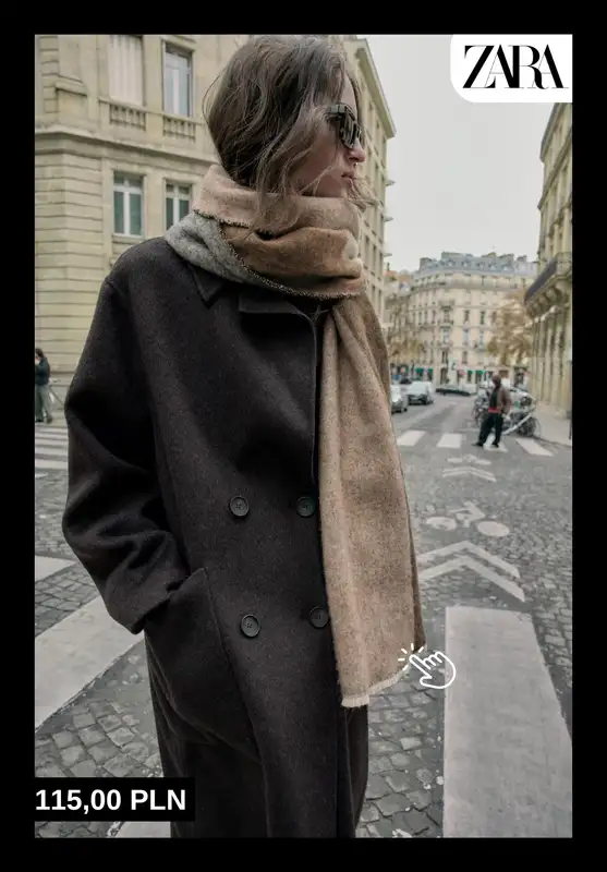 Zara - gazetka promocyjna Akcesoria zimowe dla niej   - strona 3