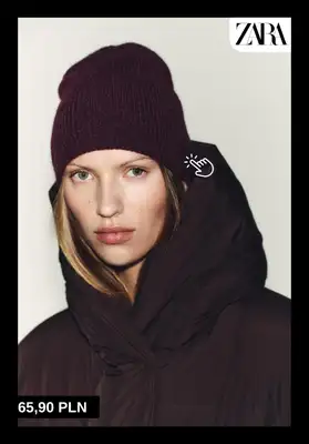 Zara - gazetka promocyjna Akcesoria zimowe dla niej od wtorku 04.11  - strona 2