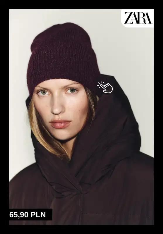 Zara - gazetka promocyjna Akcesoria zimowe dla niej   - strona 2