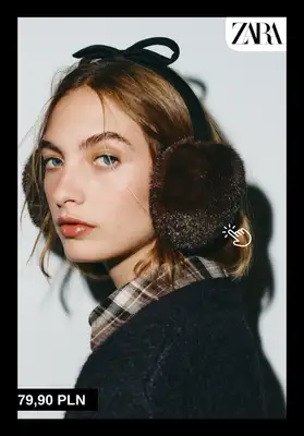 Zara - gazetka promocyjna Akcesoria zimowe dla niej od wtorku 04.11  - strona 10
