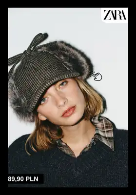 Zara - gazetka promocyjna Akcesoria zimowe dla niej od wtorku 04.11  - strona 8