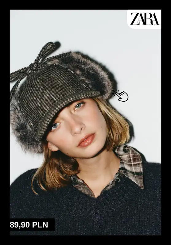 Zara - gazetka promocyjna Akcesoria zimowe dla niej od wtorku 04.11  - strona 8