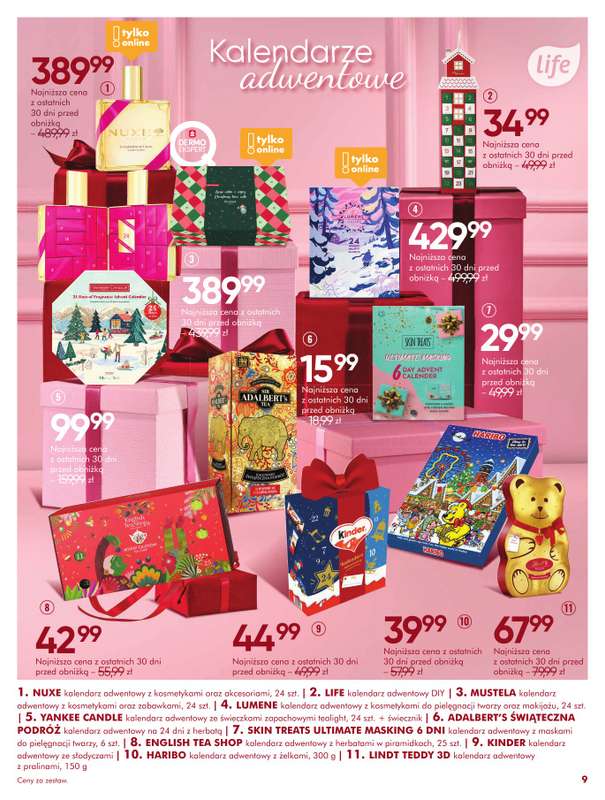 Super-Pharm - gazetka promocyjna Jakie piękne Święta od czwartku 06.11 do niedzieli 30.11 - strona 9