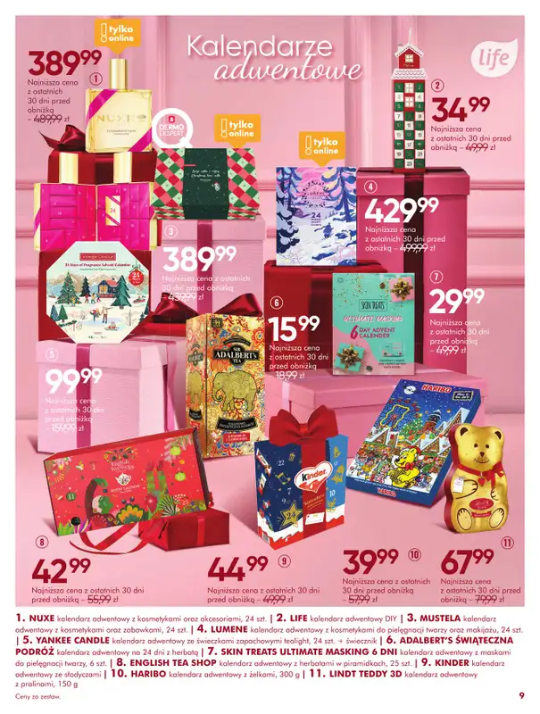 Super-Pharm - gazetka promocyjna Jakie piękne Święta od czwartku 06.11 do niedzieli 30.11 - strona 9