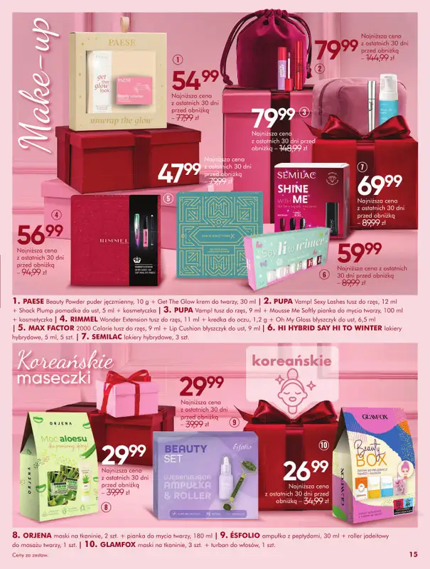 Super-Pharm - gazetka promocyjna Jakie piękne Święta od czwartku 06.11 do niedzieli 30.11 - strona 15