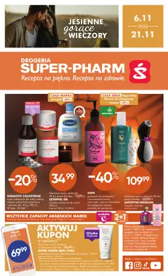 Super-Pharm - gazetka promocyjna Gazetka od czwartku 06.11 do piątku 21.11