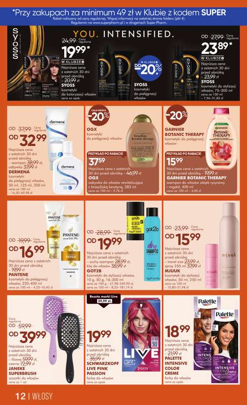 Super-Pharm - gazetka promocyjna Gazetka od czwartku 06.11 do piątku 21.11 - strona 12
