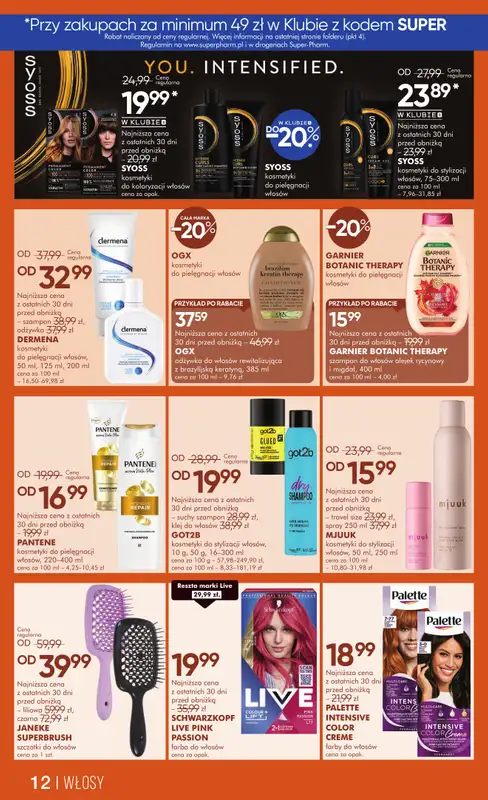 Super-Pharm - gazetka promocyjna Gazetka od czwartku 06.11 do piątku 21.11 - strona 12