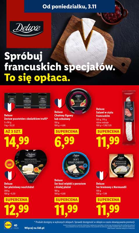 Lidl - gazetka promocyjna Oferta od poniedziałku od poniedziałku 03.11 do środy 05.11 - strona 44