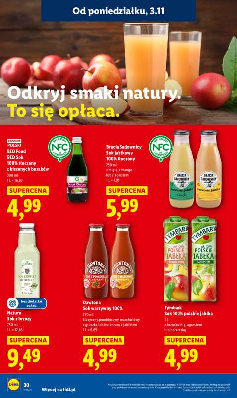 Lidl - gazetka promocyjna Oferta od poniedziałku od poniedziałku 03.11 do środy 05.11 - strona 32