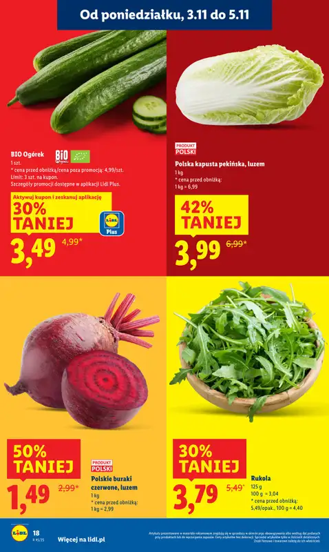 Lidl - gazetka promocyjna Oferta od poniedziałku od poniedziałku 03.11 do środy 05.11 - strona 20