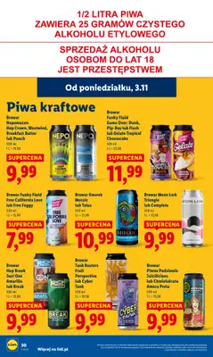 Lidl - gazetka promocyjna Oferta od poniedziałku od poniedziałku 03.11 do środy 05.11 - strona 54