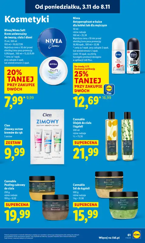 Lidl - gazetka promocyjna Oferta od poniedziałku od poniedziałku 03.11 do środy 05.11 - strona 65