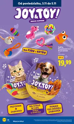 Lidl - gazetka promocyjna Oferta od poniedziałku od poniedziałku 03.11 do środy 05.11 - strona 66