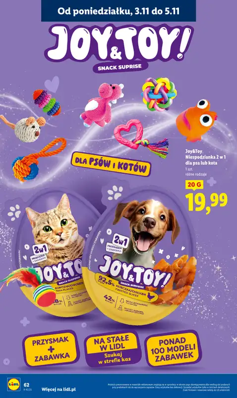 Lidl - gazetka promocyjna Oferta od poniedziałku od poniedziałku 03.11 do środy 05.11 - strona 66