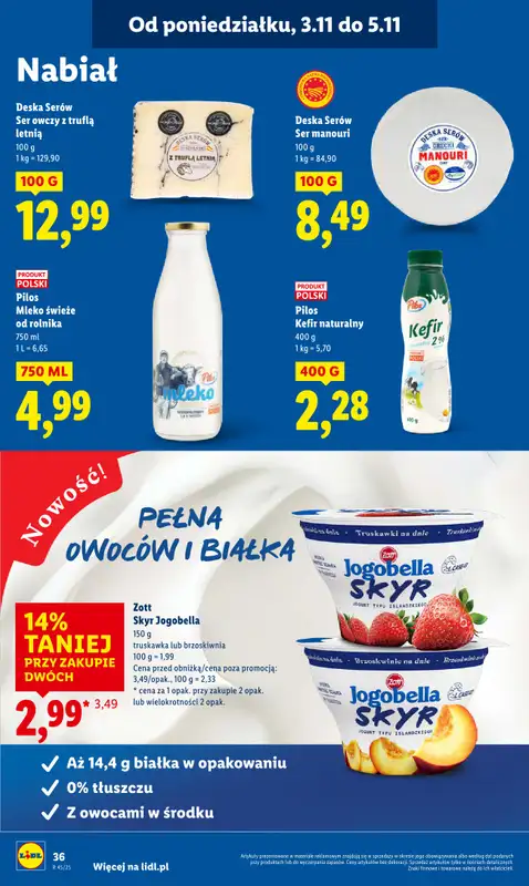 Lidl - gazetka promocyjna Oferta od poniedziałku od poniedziałku 03.11 do środy 05.11 - strona 40