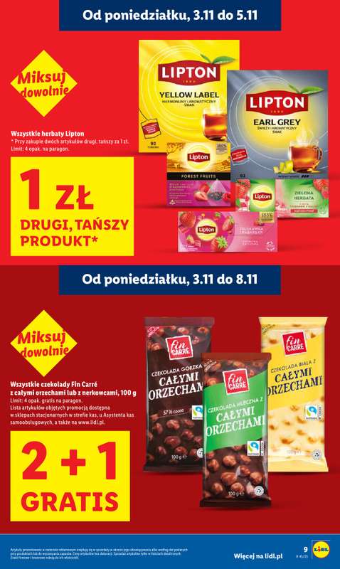 Lidl - gazetka promocyjna Oferta od poniedziałku od poniedziałku 03.11 do środy 05.11 - strona 9