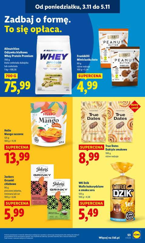 Lidl - gazetka promocyjna Oferta od poniedziałku od poniedziałku 03.11 do środy 05.11 - strona 57