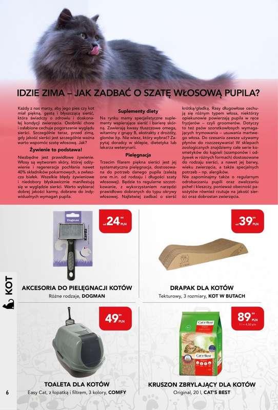 Aquael zoo - gazetka promocyjna Gazetka od poniedziałku 03.11 do niedzieli 30.11 - strona 6