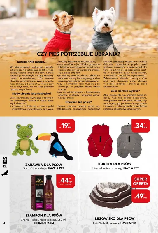 Aquael zoo - gazetka promocyjna Gazetka od poniedziałku 03.11 do niedzieli 30.11 - strona 4