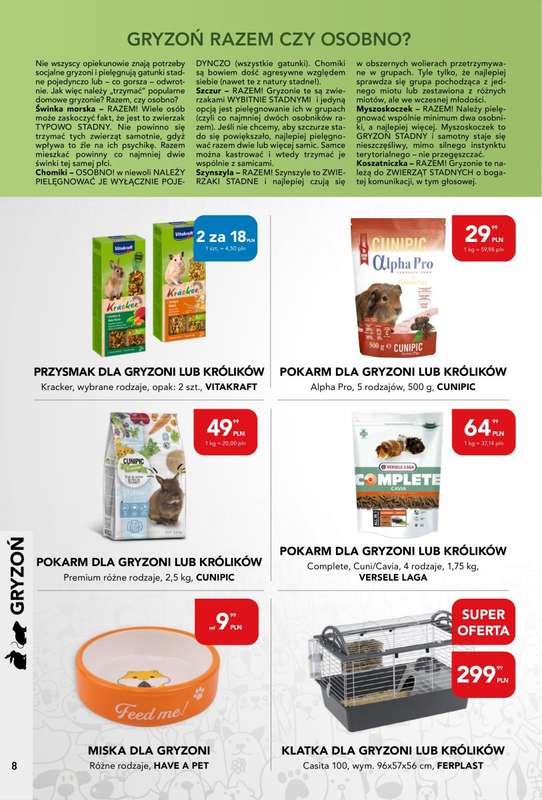 Aquael zoo - gazetka promocyjna Gazetka od poniedziałku 03.11 do niedzieli 30.11 - strona 8