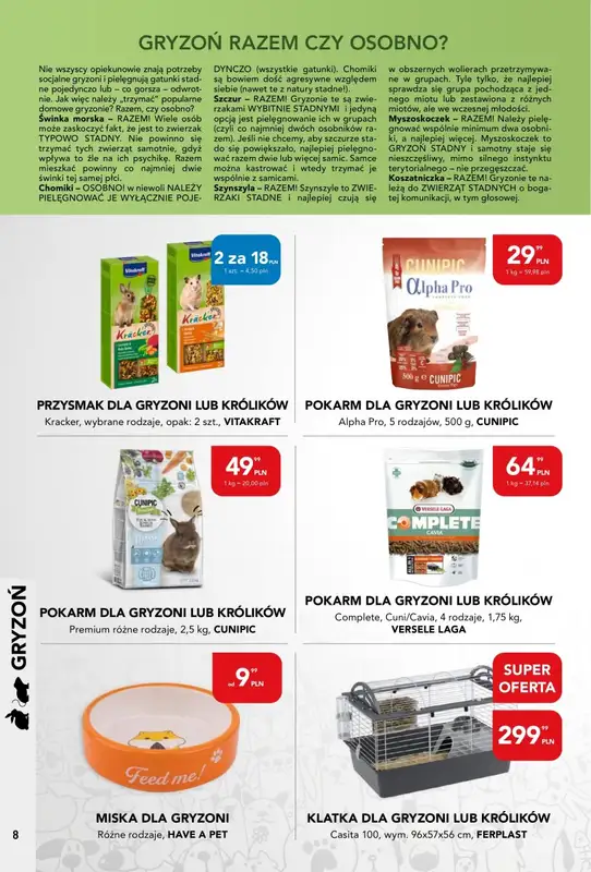 Aquael zoo - gazetka promocyjna Gazetka od poniedziałku 03.11 do niedzieli 30.11 - strona 8