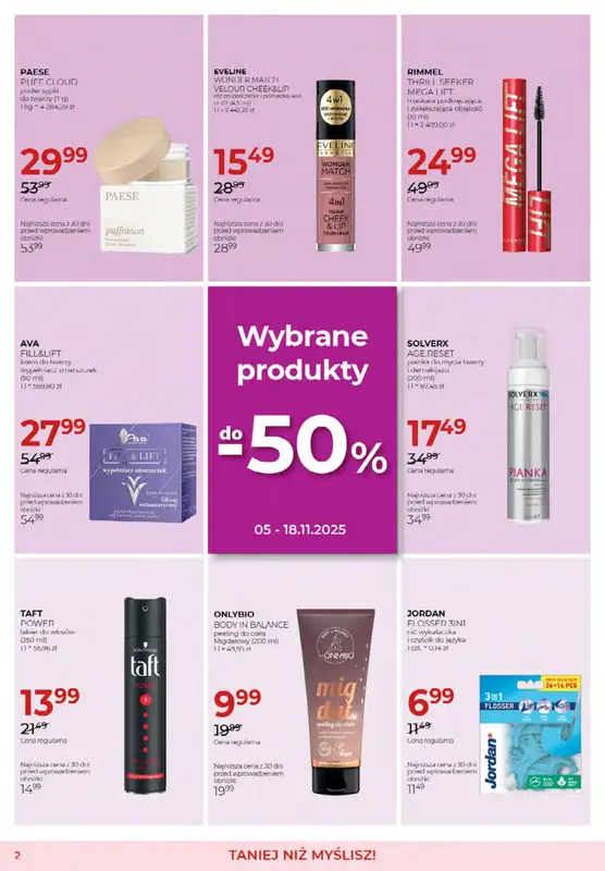 Drogerie Jawa - gazetka promocyjna Gazetka od wtorku 04.11 do środy 03.12 - strona 2