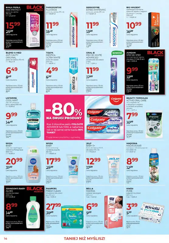 Drogerie Jawa - gazetka promocyjna Gazetka od wtorku 04.11 do środy 03.12 - strona 14